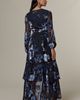 Hutch Long-Sleeve V-Neck Wrap Midi Dress - 4