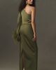 Hutch One-Shoulder Feather Maxi Dress - 3