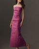 Hutch Peplum Taffeta Column Dress - 4