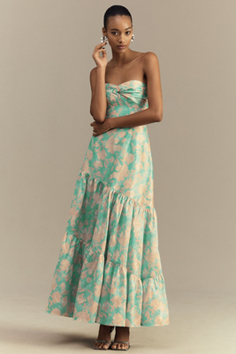 Hutch - Phoebe Strapless Tiered Maxi Dress