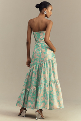 Hutch - Phoebe Strapless Tiered Maxi Dress