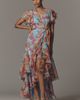 Hutch Samara Ruffle Midi Wrap Dress - 1