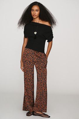 Hutch Satin Wide-Leg Pants