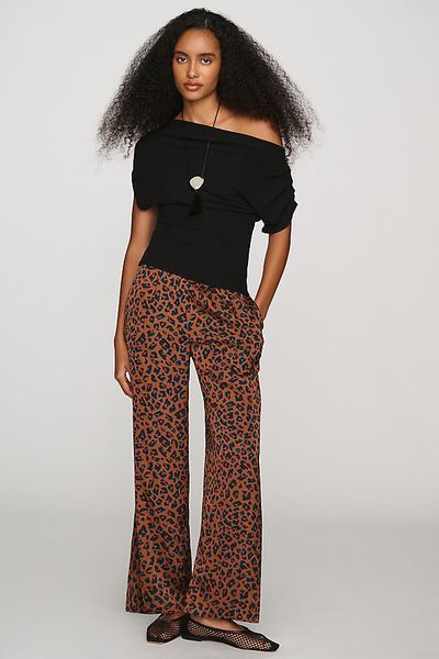 Hutch Satin Wide-Leg Pants