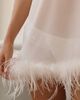 Hutch Sheer Chiffon Feather Chemise - 2
