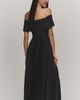 Hutch Stockton Off-Shoulder Satin Maxi Dress - 2