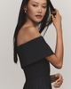 Hutch Stockton Off-Shoulder Satin Maxi Dress - 4
