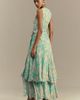 Hutch Trinity Ruffled Chiffon Wrap Maxi Dress - 2