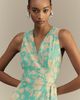 Hutch Trinity Ruffled Chiffon Wrap Maxi Dress - 3