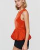 Hutch Velvet Peplum Top - 2