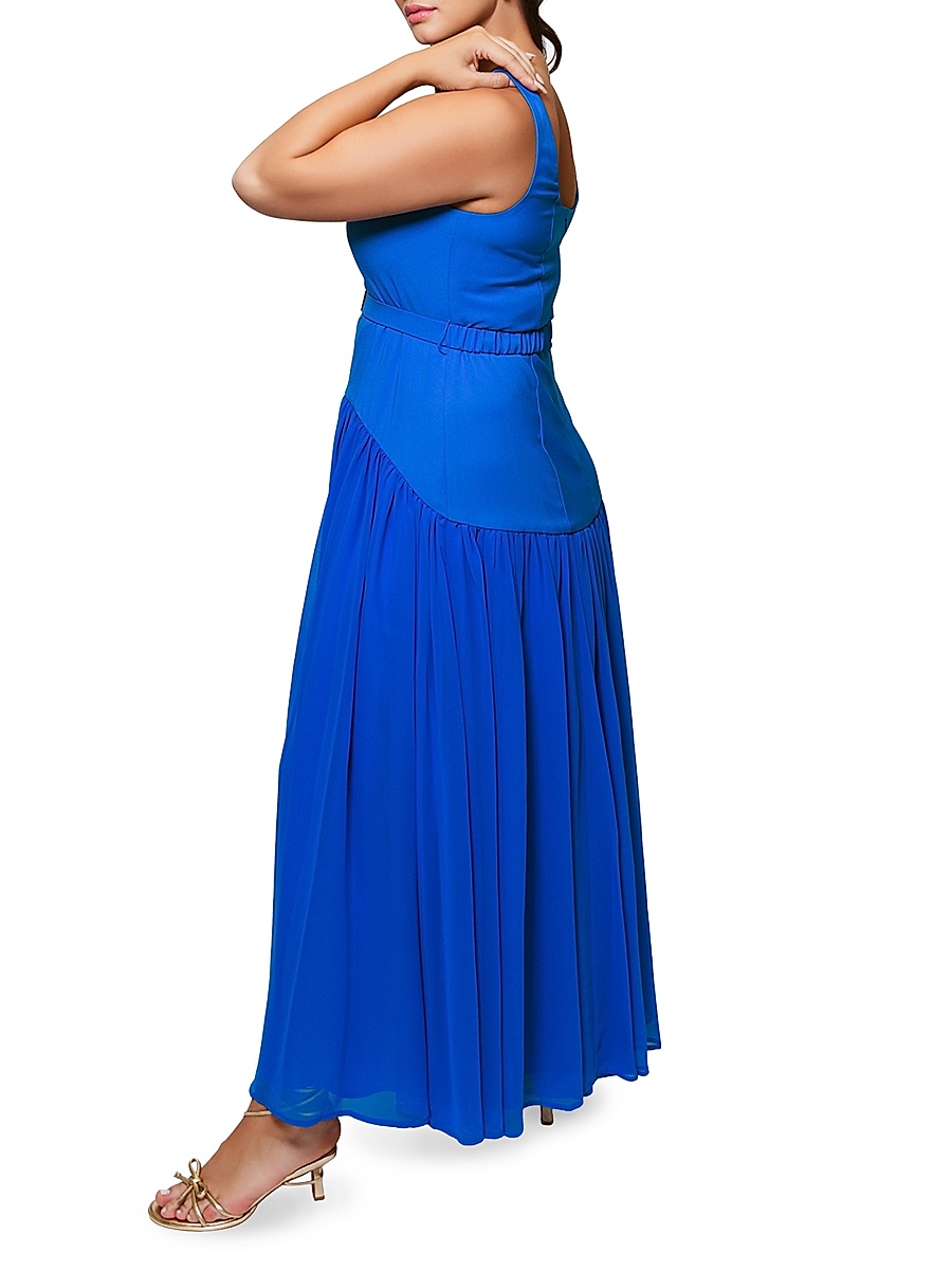 green emerald velvet dress Hutch Carmel Strapless Maxi Dress