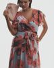 Hutch Zola Short-Sleeve Ruffle Wrap Midi Dress - 5