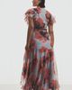 Hutch Zola Short-Sleeve Ruffle Wrap Midi Dress - 6