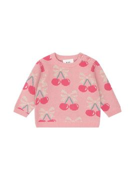 Huxbaby Huxbaby Cherry Bow Pullover
