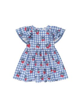 Huxbaby Huxbaby Cherry Gingham Frill Dress (Baby)