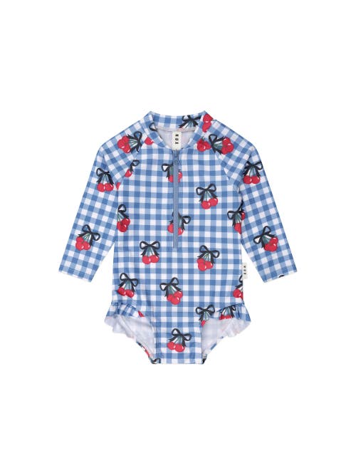 Huxbaby Huxbaby Cherry Gingham Raglan Swimsuit