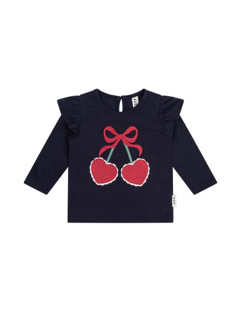 Huxbaby Huxbaby Cherry Pie Frill Top