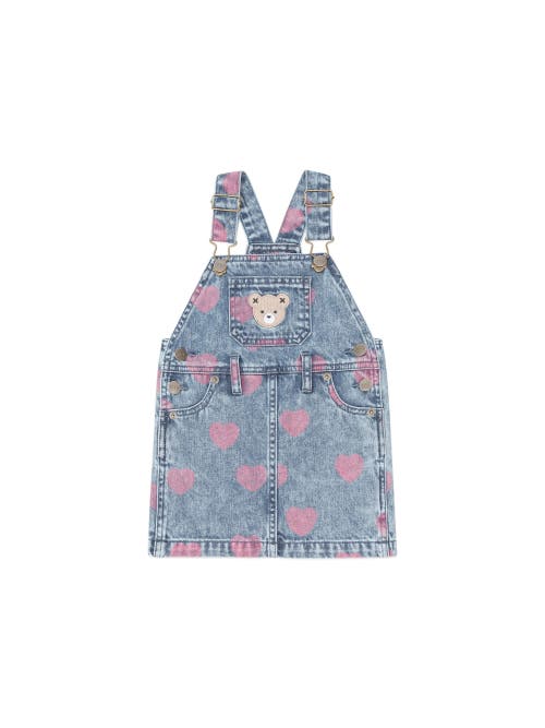 Huxbaby Huxbaby Dreamy Denim Hearts Pinafore (Baby)
