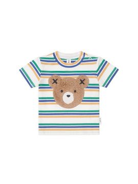 Huxbaby Huxbaby Furry Huxbear College Stripe Tee