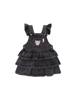 Huxbaby Huxbaby Knit Denim Frill Pinafore (Baby)