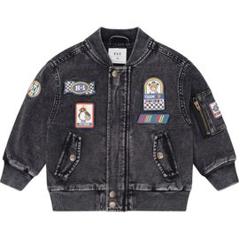 Huxbaby Huxbaby Knit Denim Patches Jacket