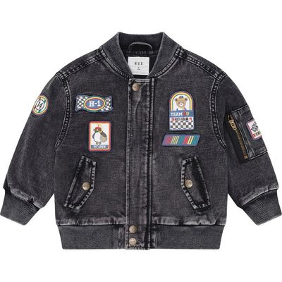 Huxbaby Huxbaby Knit Denim Patches Jacket