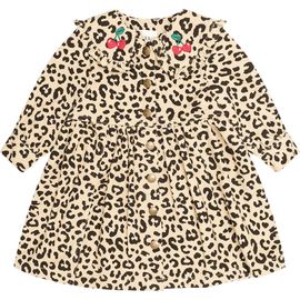 Huxbaby Huxbaby Leopard Cherry Collar Dress