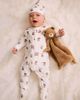 Huxbaby Huxbaby My First Hux Velour Romper And Beanie Set - 2