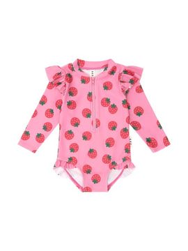 Huxbaby Huxbaby Strawberry Fields Forever Frill Swimsuit 