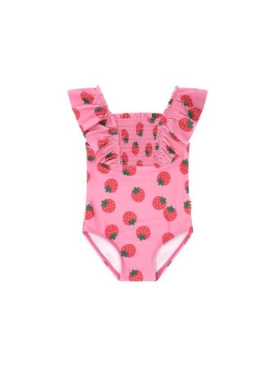 Huxbaby Huxbaby Strawberry Fields Forever Shirred Swimsuit (Baby) 