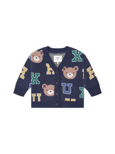 Huxbaby Huxbaby Varsity Letter Hux Cardi (Baby)