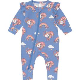 Huxbaby Huxbaby Whimsical Unicorn Zip Romper