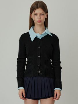 HYBERNAT Basic Essential Cardigan - black