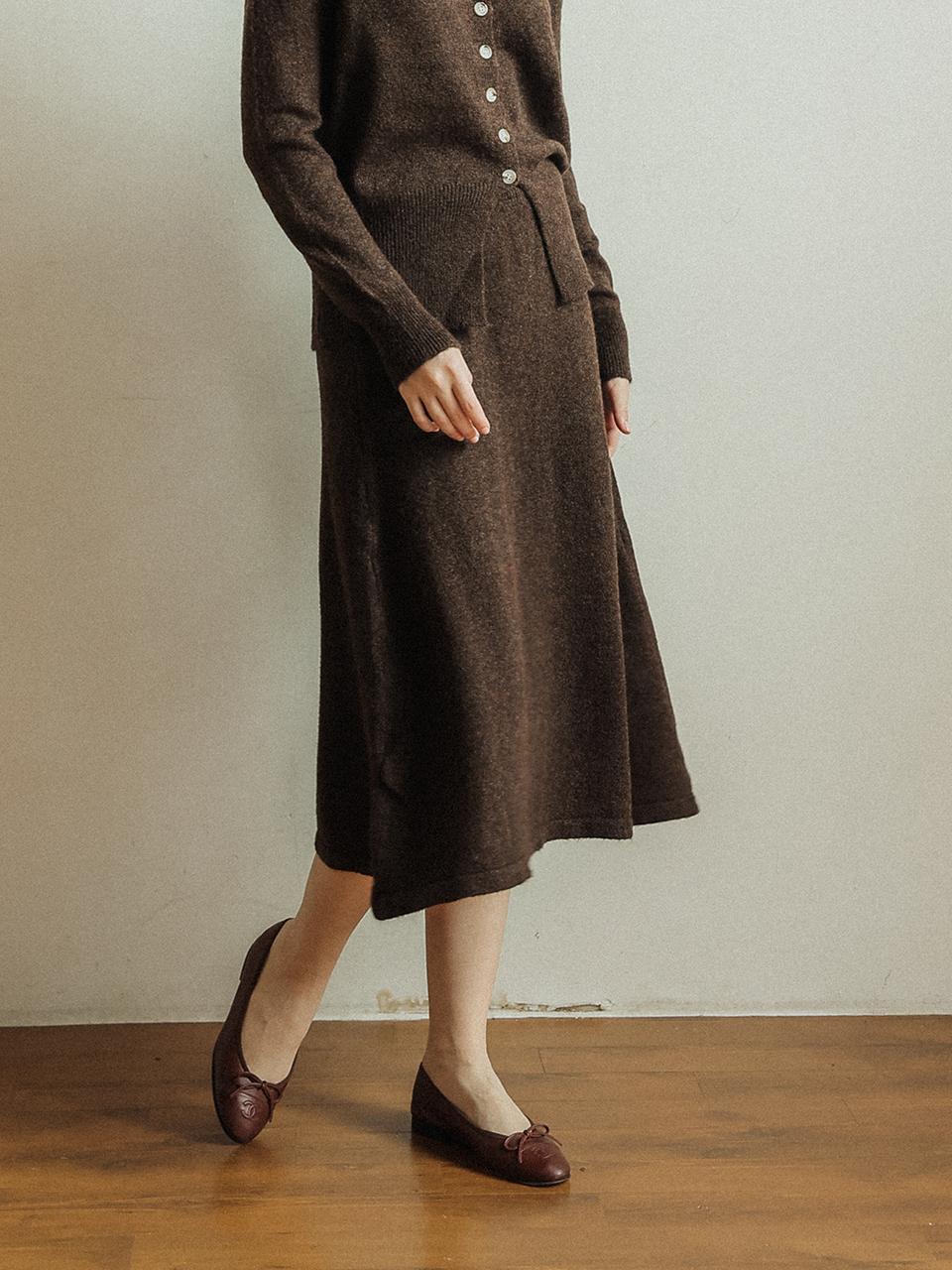 HYBERNAT French Wool Long Skirt