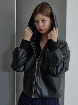 HYBERNAT Hoodie Leather Jumper
