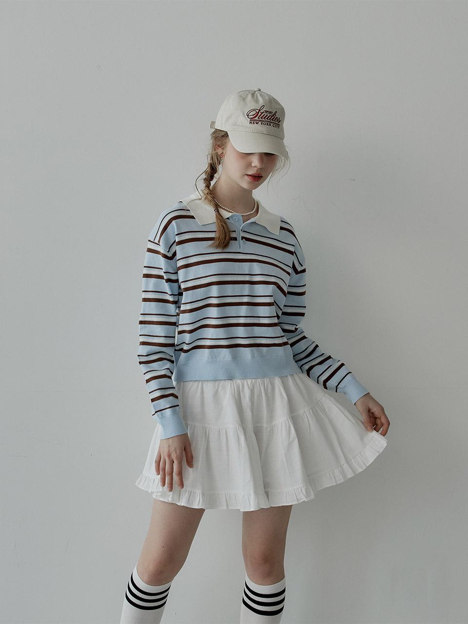 HYBERNAT Ruffle Banding Skirt Pants
