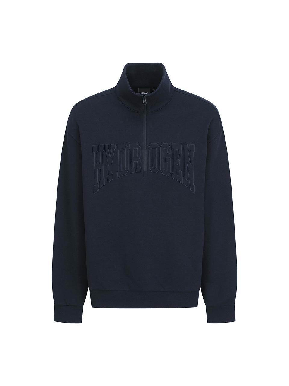 HYDROGEN Heritage Half-Zip Regular Fit T-Shirt
