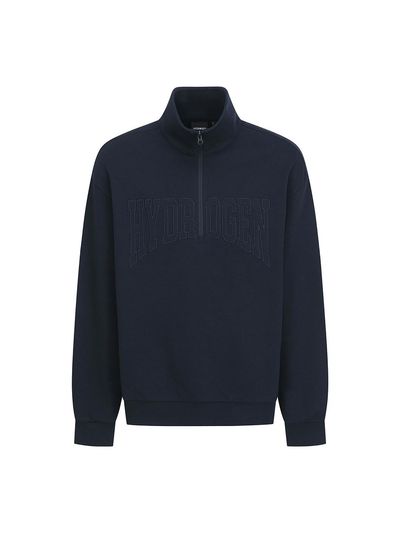 HYDROGEN Heritage Half-Zip Regular Fit T-Shirt