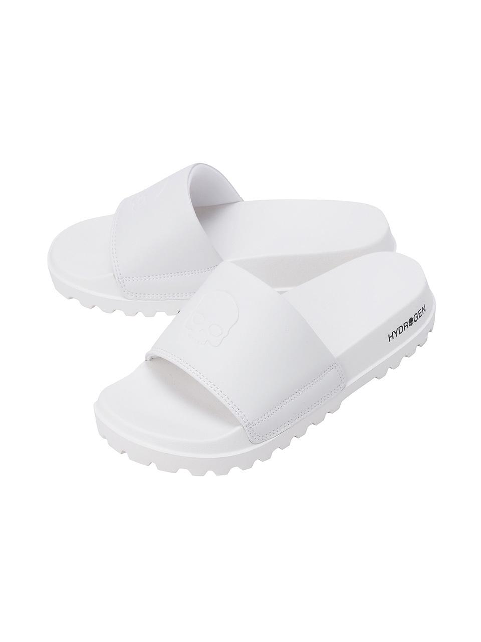 HYDROGEN Leather Mixed Material Slides (Pb82)