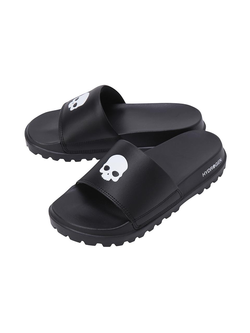 HYDROGEN Premium Natural Leather Slides (Pb82)
