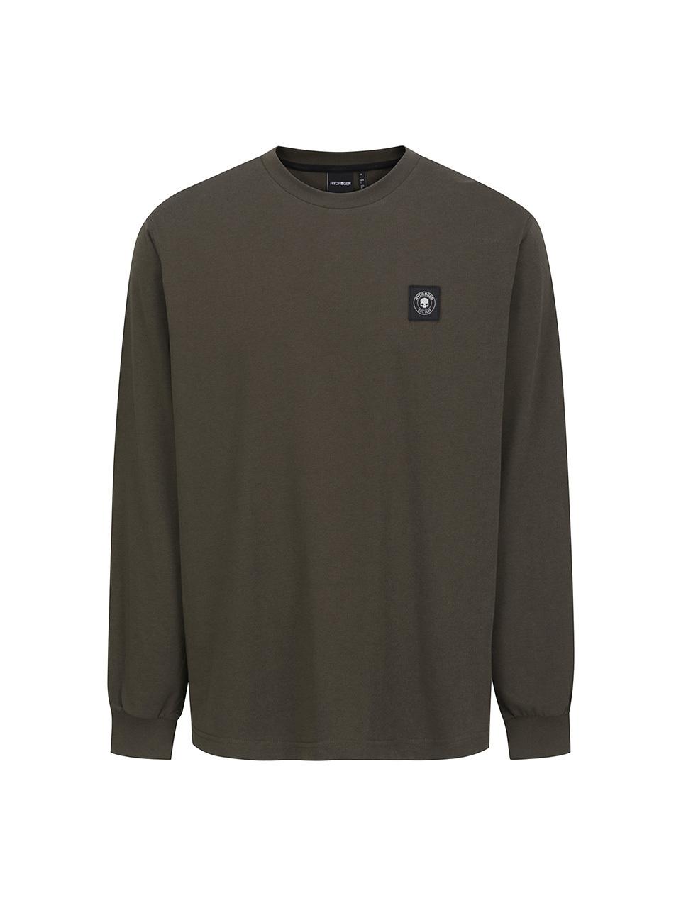 HYDROGEN Unisex Regular Fit Cotton Blend Long Sleeve T-shirt