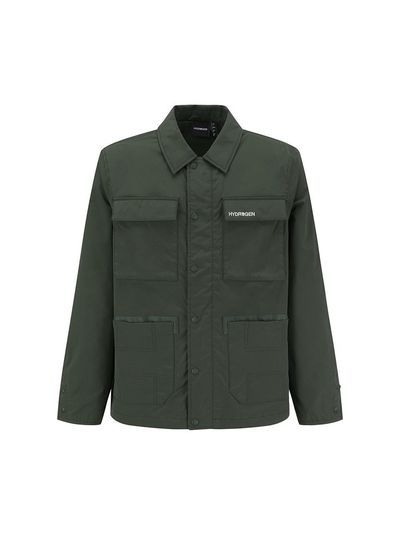 HYDROGEN Unisex Shirt-Style Regular Fit Coach Jacket