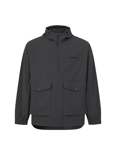 HYDROGEN Unisex Water-Repellent Woven Half-Zip Jacket