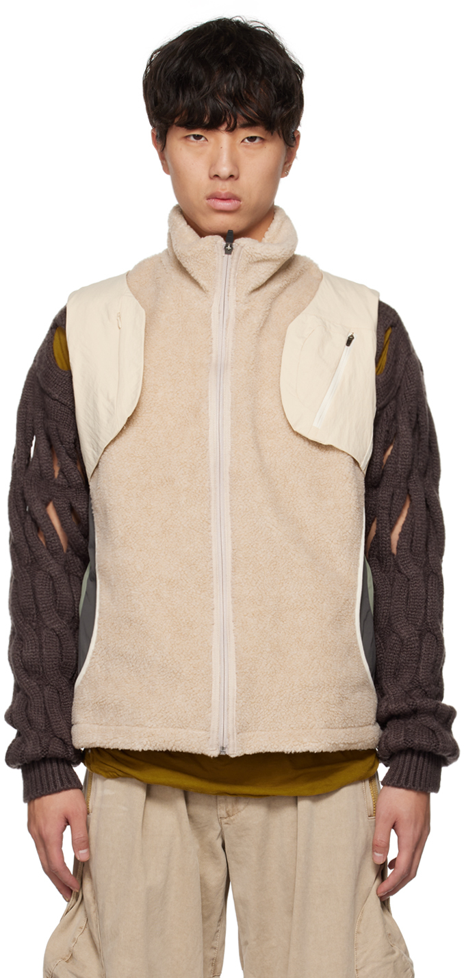 Hyein Seo - Beige Layered Vest