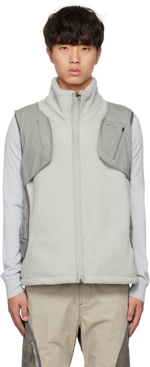 HYEIN SEO - Gray & White Layered Vest