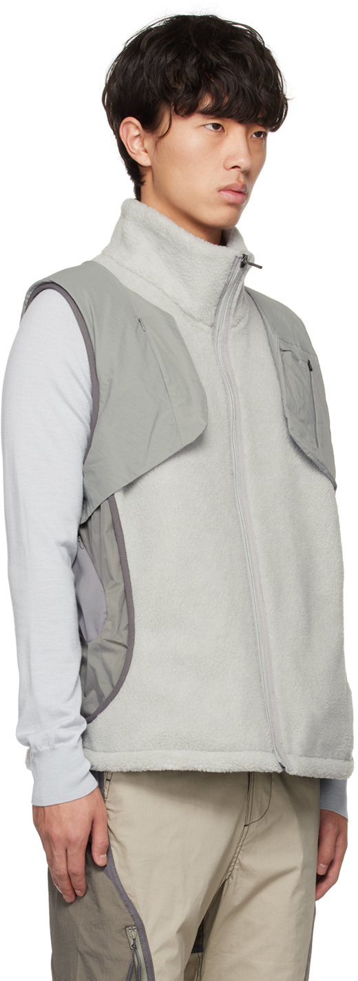 HYEIN SEO - Gray & White Layered Vest