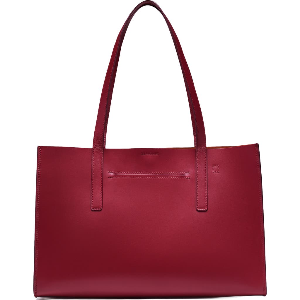 HYER GOODS HYER GOODS Luxe Doubleface Leather Laptop Tote Bag