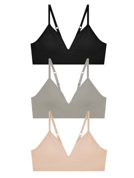 HYGGE UNDERWEAR Wireless Double Layer Spandex Bralette _8Colors