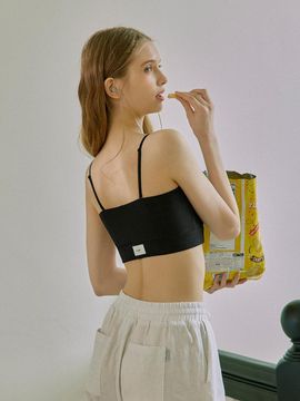HYGGE UNDERWEAR [WONDER] Wonder Bra Top. - Black