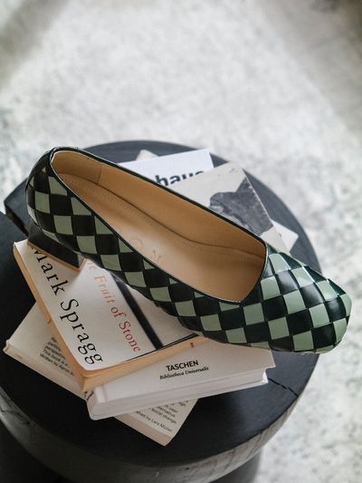 HYOON BENNETT MID HEEL MINT
